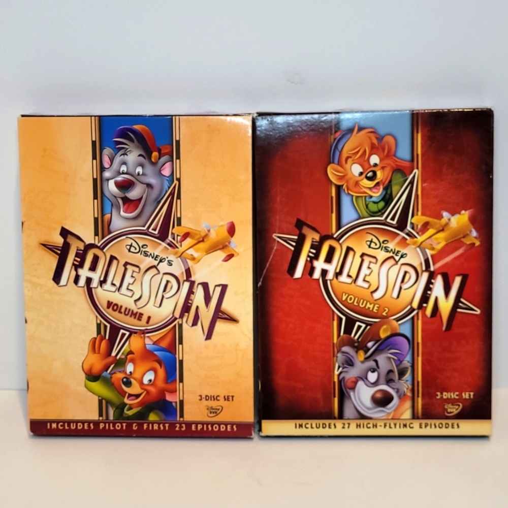 Tailspin Volume 1 & 2 DVD sets by Disney.